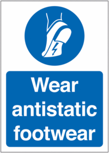 Wear Antistatic Footwear