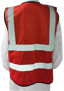 Reflective Safety Jacket Red