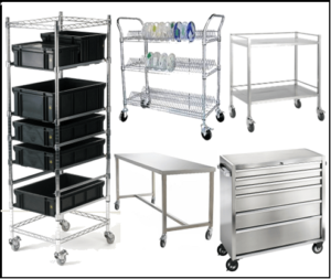 ESD Anti-Static Non-Sparking Trolleys