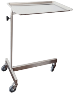 ESD Cleanroom Component Tray Trolley 600mmLength-400mmWidth-20mmDepth Telescopic height adjustment: 850-1400mm
