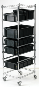 ESD Cleanroom Container Trolley