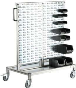 ESD Cleanroom Louvred Panel Trolley