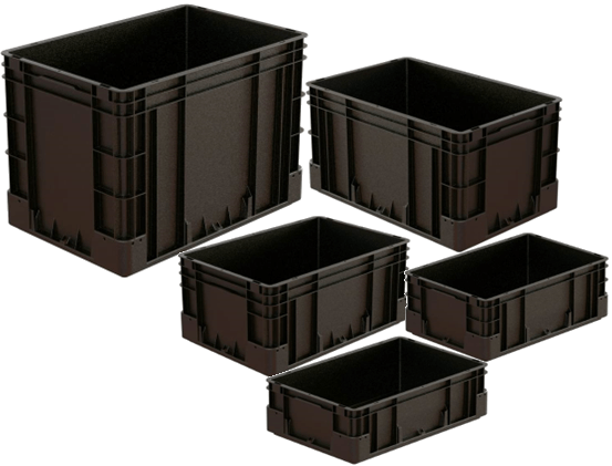 ESD Conductive Non-Sparking Containers & Crates